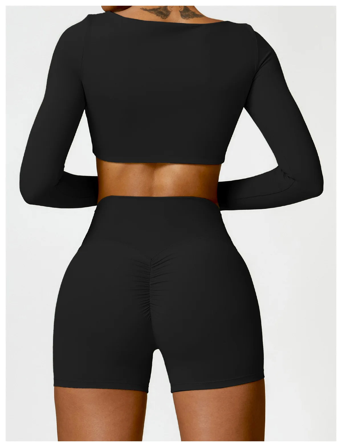 Long Sleeve Shorts Set