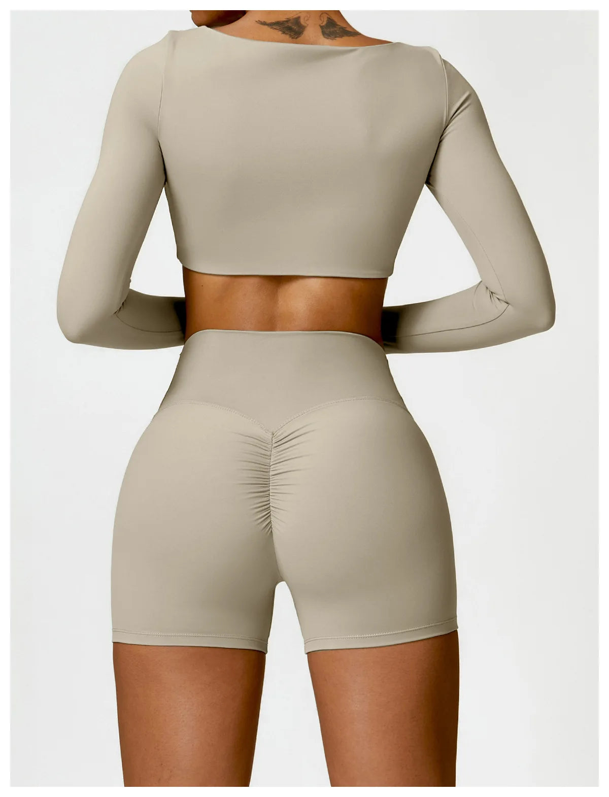 Long Sleeve Shorts Set